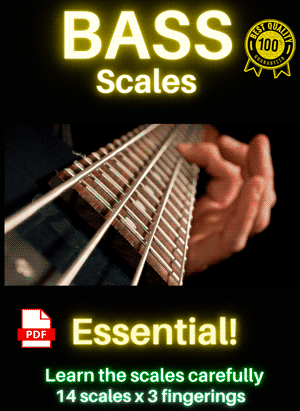 bass guitar scales pdf