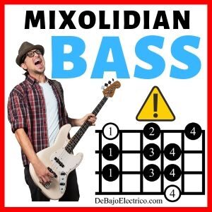 mixolydian mode for bass guitar