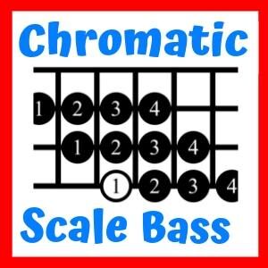 how to play the chromatic scale on bass