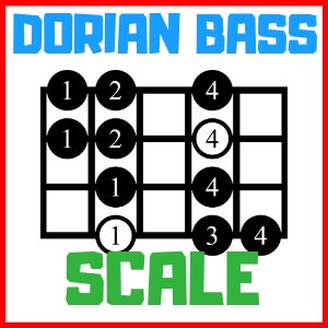 dorian scale for bass